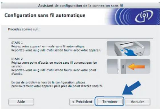 BROTHER DCP6690CW - Cliquez sur Terminer. - 1