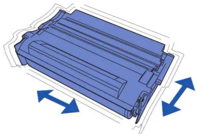 DELL S2500N - Installation de la cartouche d'impression - 1