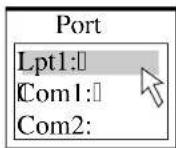STAR LC4521 - Changing the printer port - 1