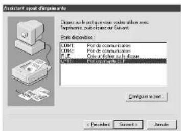 STAR LC4521 - Configuration de l'imprimante sous Windows 95 - 5