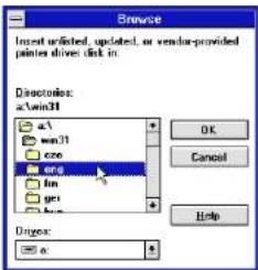 STAR LC4521 - Setting up for printing with Microsoft Windows 3.1 - 3