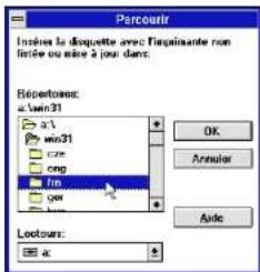 STAR LC4521 - Configuration de l'impression sous Microsoft Windows 3.1 - 3