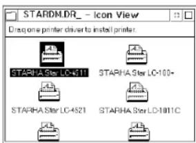 STAR LC4521 - Setting up for printing with OS/2 Warp - 1