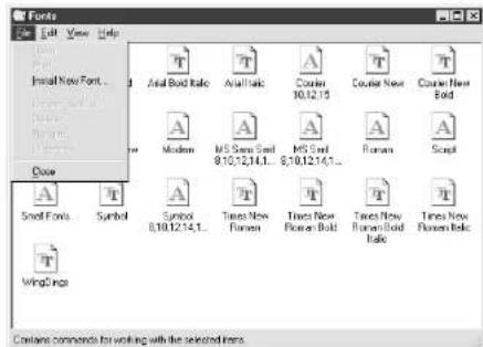 STAR LC4521 - Installing TrueType fonts - 1