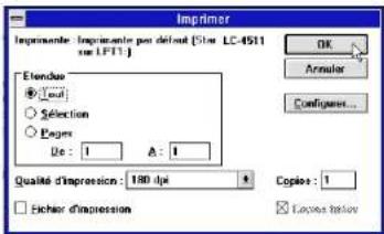 STAR LC4511 - Impression d'un document - 1