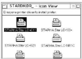 STAR LC4511 - Setting up for printing with OS/2 Warp - 1