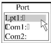 STAR LC1521 - Changing the printer port - 1