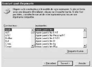 STAR LC1511 - Configuration de l'imprimante sous Windows 95 - 2