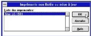 STAR LC1511 - Configuration de l'impression sous Microsoft Windows 3.1 - 4