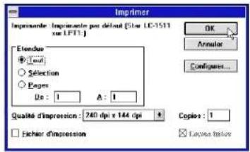 STAR LC1511 - Impression d'un document - 1