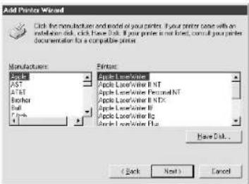 STAR LC1511 - Setting up the printer in Windows 95 - 2