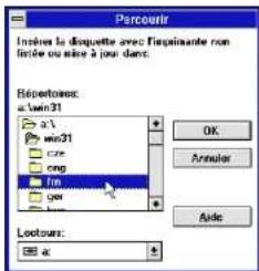 STAR LC1511 - Configuration de l'impression sous Microsoft Windows 3.1 - 3