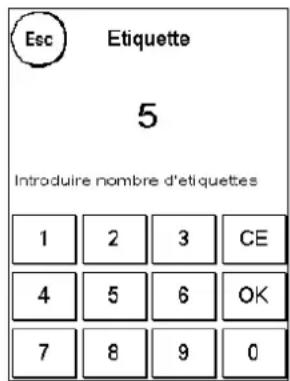 Frama Matrix F4 - Utiliser le distributeur d'étiquettes interne - 2