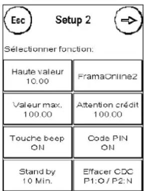 Frama Matrix F4 - Charger crédit - 6