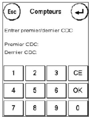 Frama Matrix F4 - Effacement des données des centres de coût dans le mode Administration - 6