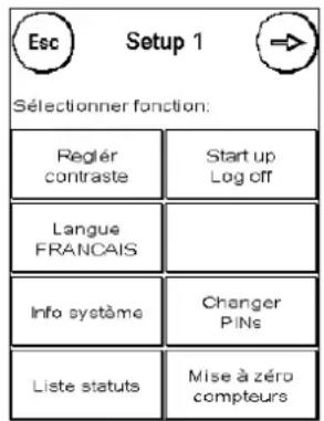 Frama Matrix F4 - Effacement des données des centres de coût dans le mode Administration - 3