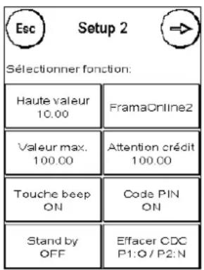Frama Matrix F4 - Code PIN - 1