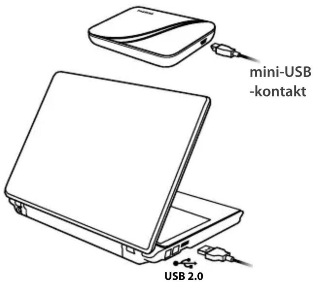 TOSHIBA StorE Art 2 - - kOBLE hArddISkEN TIL dATAMASKINEN - 1