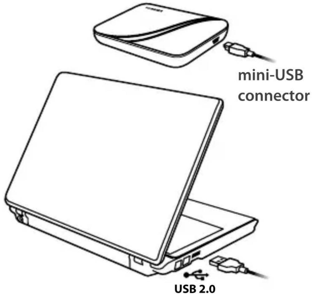 TOSHIBA StorE Art 2 - - CONNECTING The drive to your Computer - 1