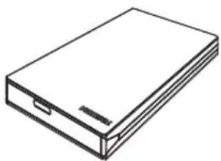 TOSHIBA Canvio Slim - Kontrola dodaných součástí - 1