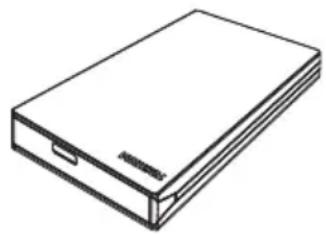 TOSHIBA Canvio Slim - Проверьте наличие компонентов - 1