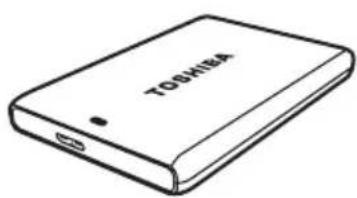 TOSHIBA Canvio Plus - Kontroller komponenterne - 1