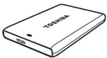 TOSHIBA Canvio Plus - Überprüfen des Lieferumfangs - 1