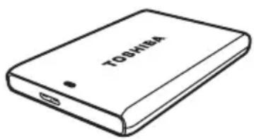 TOSHIBA Canvio Plus - Sprawdzanie zawartosci zestawu - 1