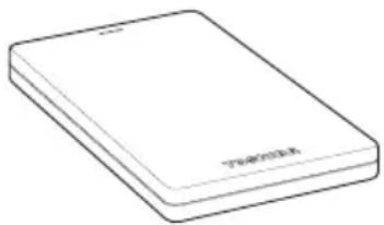 TOSHIBA Canvio Alu - A csomag tartalmának ellenőrzése - 1