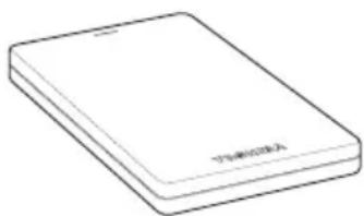 TOSHIBA Canvio Alu - Tarkista toimitussisältö - 1