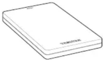 TOSHIBA Canvio Alu - Kontrola dodaných součástí - 1