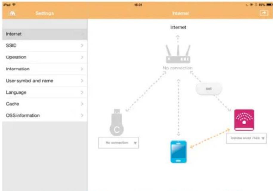 TOSHIBA Canvio AeroCast - Internetverbinding via uw Chromecast™-apparaat - 1