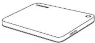 TOSHIBA Canvio Premium - A csomag tartalmának ellenőrzése - 1