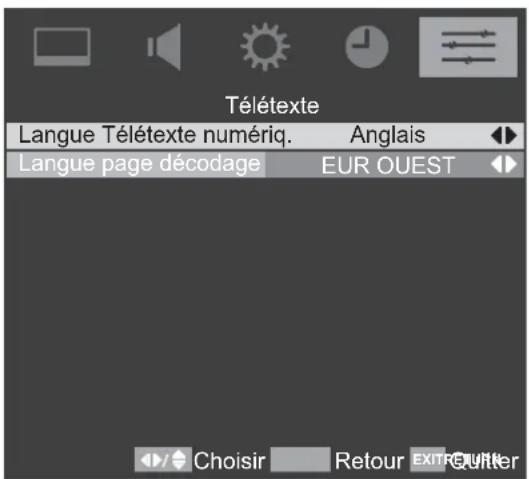 TOSHIBA 32AV615DG - Régler la langue - 2