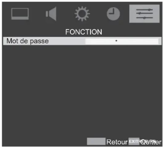 TOSHIBA 32AV613D - Entrez le mot de passer à 4 chiffres. - 1