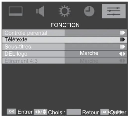 TOSHIBA 37AV615D - Régler la langue - 1
