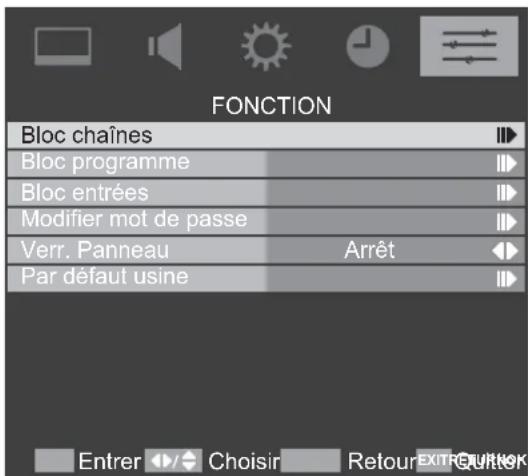 TOSHIBA 37AV615D - Utilisez ▼ pour aller sub Bloc chaînes et appuyez sur ▶ ou Ⓞ pour confirmer. - 1