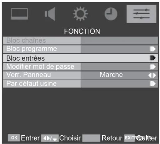 TOSHIBA 37AV615D - Blocage de source - 1