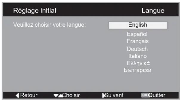 TOSHIBA 37AV613D - Réglage initial - 2