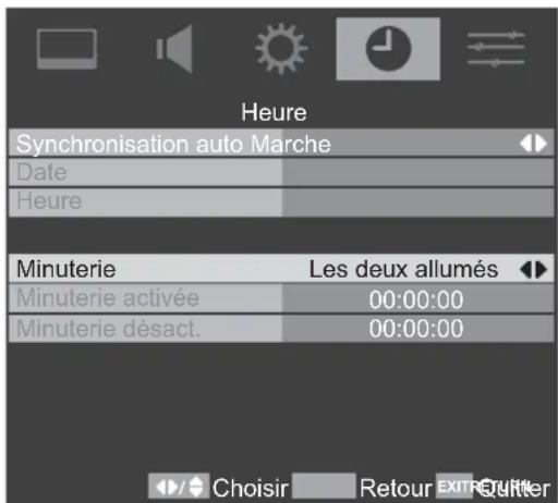 TOSHIBA 37AV613D - Heure - 2