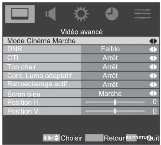 TOSHIBA 22AV613D - Mode cinéma - 1