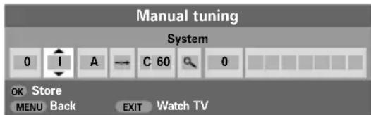 TOSHIBA WLG67 - Analogue – manual tune - 4