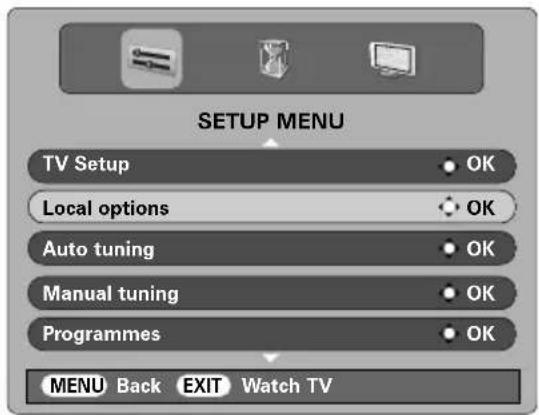 TOSHIBA WLG67 - Audio languages - 1