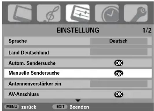 TOSHIBA WLG67 - Analog – Manuelle Sendereinstellung - 2