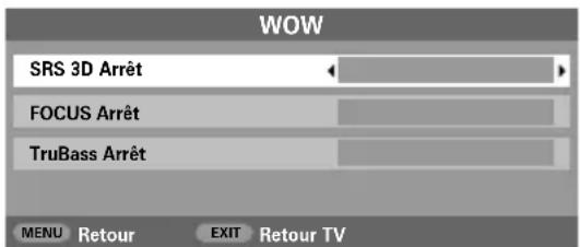 TOSHIBA WLG67 - Effet sonore SRS WOW™ - 1