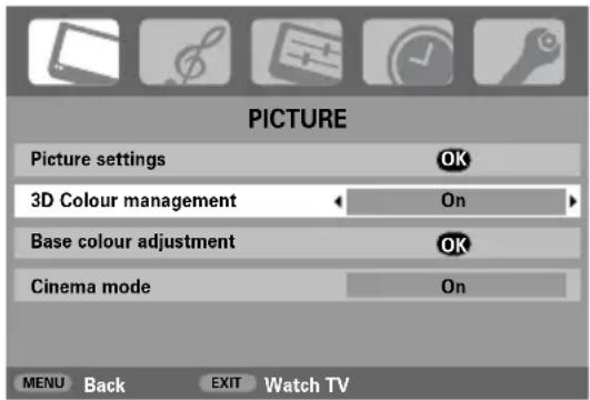TOSHIBA WLG67 - 3D Colour management - 1