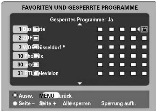 TOSHIBA WLG67 - Sperren von Programmen - 1