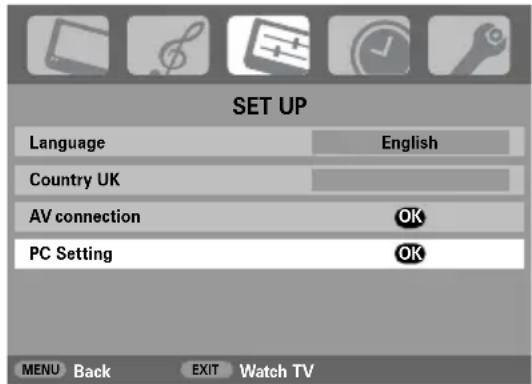 TOSHIBA WLG67 - PC settings – picture position, clock phase, sampling clock, reset - 1