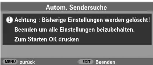 TOSHIBA WLG67 - Verwenden des autom. Sendersuche - 2