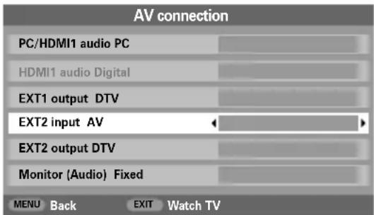 TOSHIBA WLG67 - INPUT signal selection - 2
